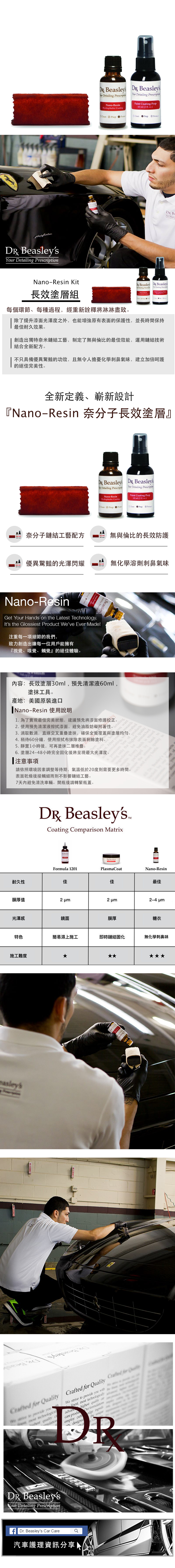 Dr. Beasley s 漆面長效塗層 Nano-Resin Kit